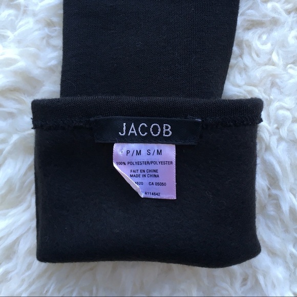 Jacob - Long Black Fitted Gloves - Picture 3 of 4